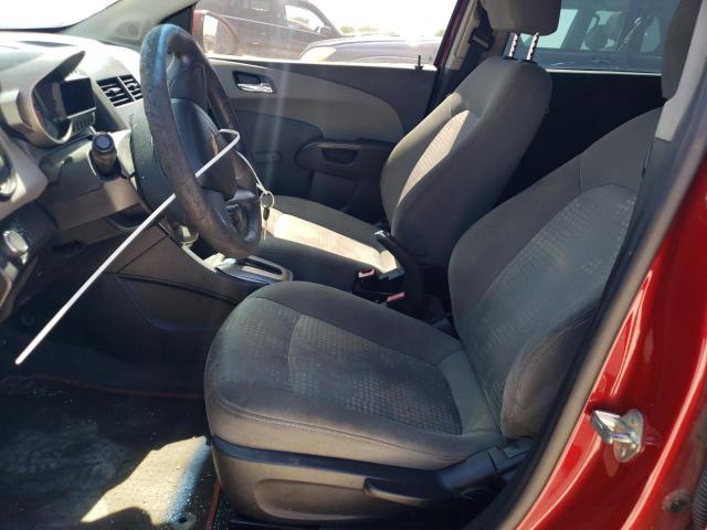 1G1JA5SH9C4110214 - 2012 CHEVROLET SONIC LS Qırmızı foto 7
