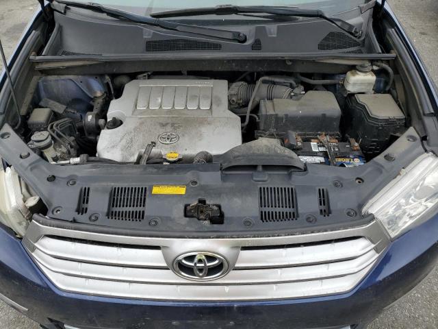 5TDBK3EHXBS073234 - 2011 TOYOTA HIGHLANDER BASE Կապույտ լուսանկար 12