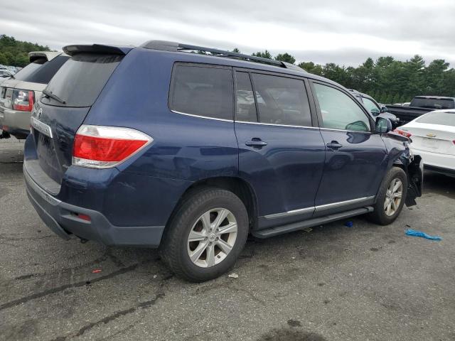 5TDBK3EHXBS073234 - 2011 TOYOTA HIGHLANDER BASE Կապույտ լուսանկար 3