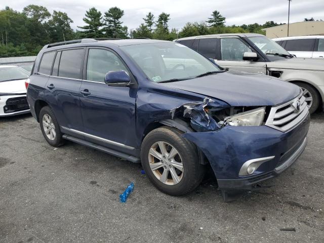 5TDBK3EHXBS073234 - 2011 TOYOTA HIGHLANDER BASE Կապույտ լուսանկար 4