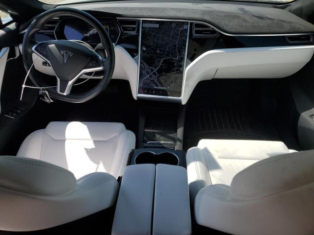 5YJSA1E28HF204337 - 2017 TESLA MODEL S WHITE photo 8