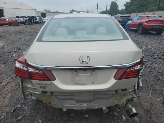 1HGCR2F39HA131659 - 2017 HONDA ACCORD LX GOLD photo 6