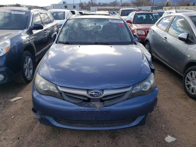 JF1GH6B66AH807045 - 2010 SUBARU IMPREZA 2.5I PREMIUM BLUE photo 5