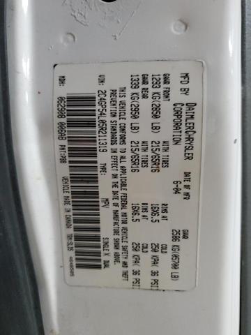 2A4GP54L07R349567 - 2007 CHRYSLER TOWN & COU TOURING WHITE photo 13