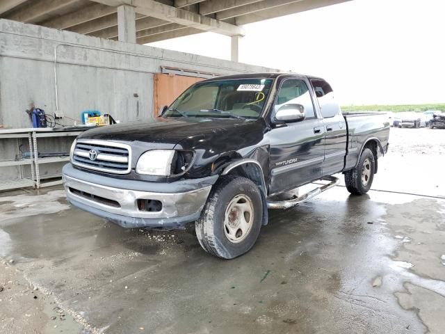 5TBRN34192S236037 - 2002 TOYOTA TUNDRA ACCESS CAB SR5 BLACK photo 1