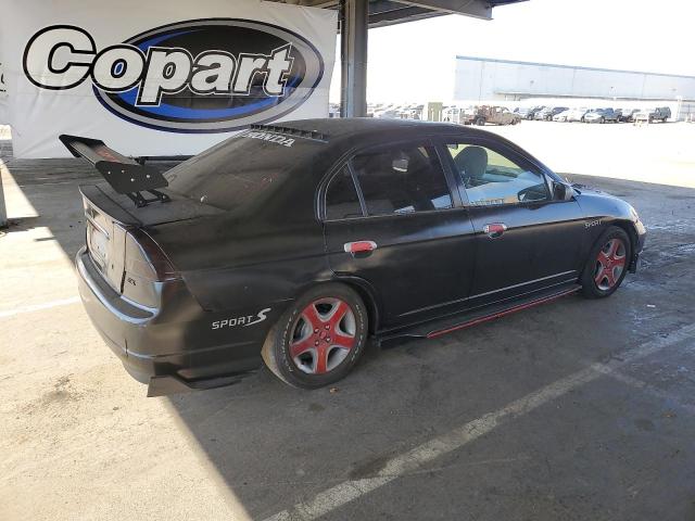 JHMES26745S000724 - 2005 HONDA CIVIC EX Czarny zdjęcie 3