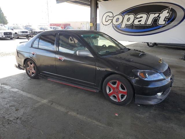 JHMES26745S000724 - 2005 HONDA CIVIC EX Czarny zdjęcie 4