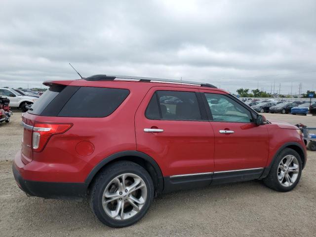 1FMHK8F8XCGA39629 - 2012 FORD EXPLORER LIMITED Կարմիր լուսանկար 3