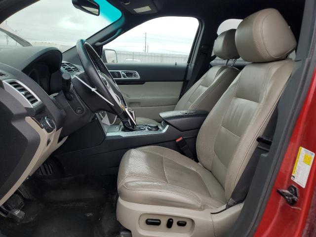 1FMHK8F8XCGA39629 - 2012 FORD EXPLORER LIMITED Կարմիր լուսանկար 7