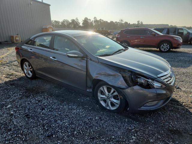 5NPEC4AC3DH596033 - 2013 HYUNDAI SONATA SE GRAY photo 4