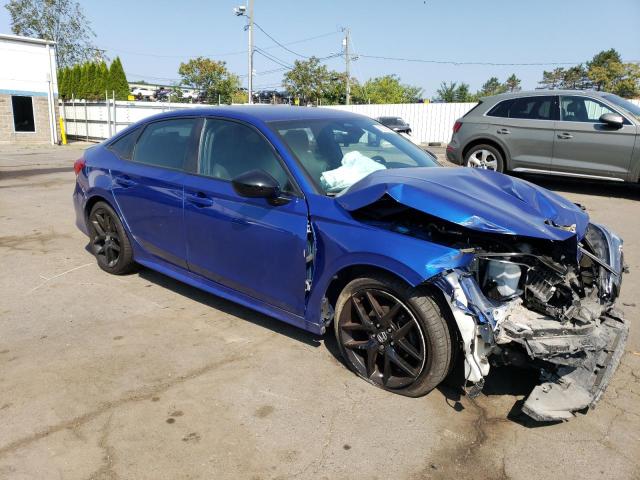 2HGFE2F50NH540124 - 2022 HONDA CIVIC SPORT BLUE photo 4