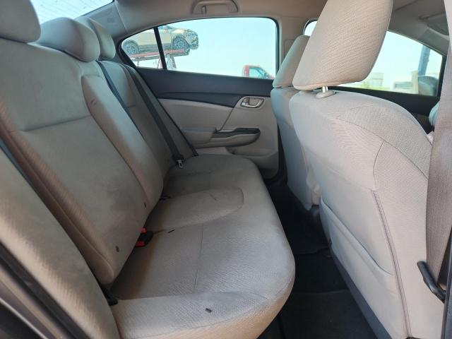 19XFB2F55DE036122 - 2013 HONDA CIVIC LX GRAY photo 10