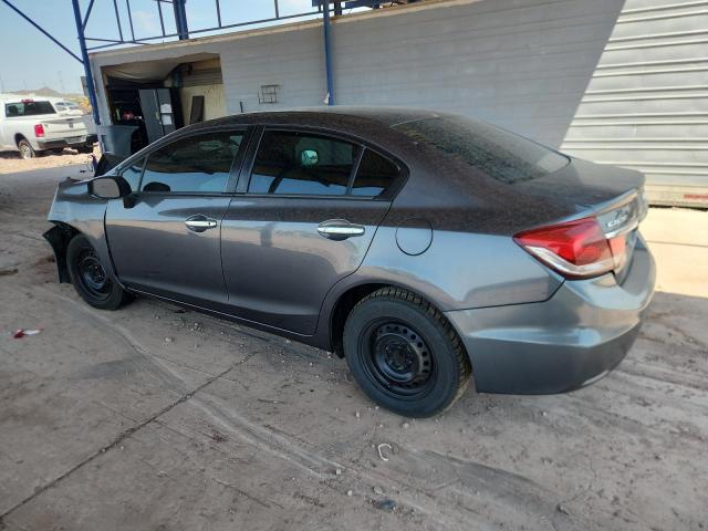 19XFB2F55DE036122 - 2013 HONDA CIVIC LX GRAY photo 2