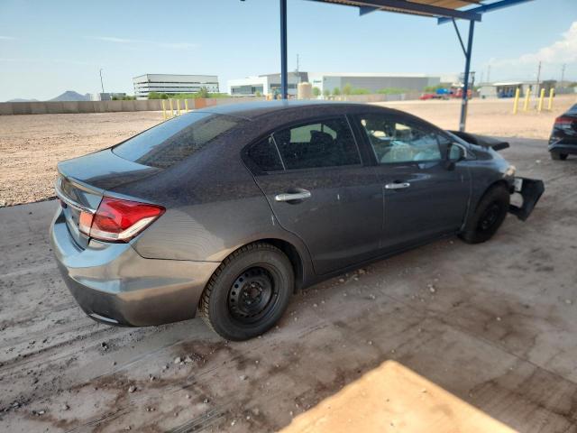 19XFB2F55DE036122 - 2013 HONDA CIVIC LX GRAY photo 3