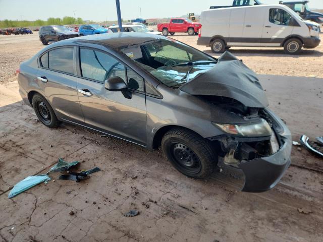 19XFB2F55DE036122 - 2013 HONDA CIVIC LX GRAY photo 4