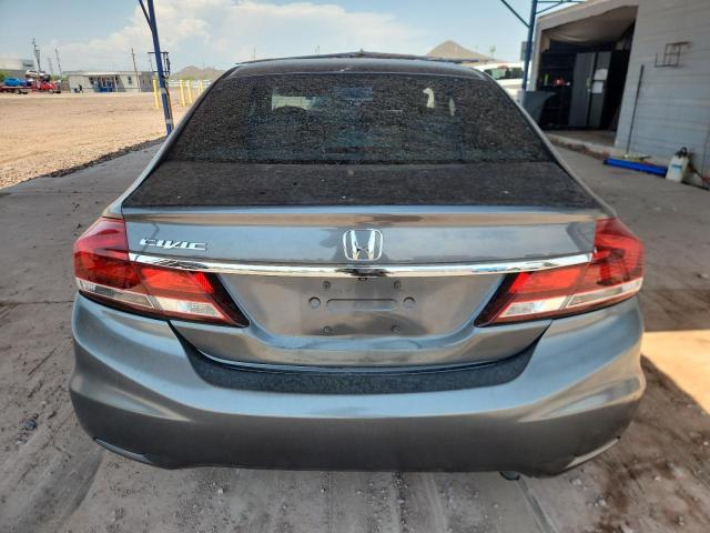 19XFB2F55DE036122 - 2013 HONDA CIVIC LX GRAY photo 6