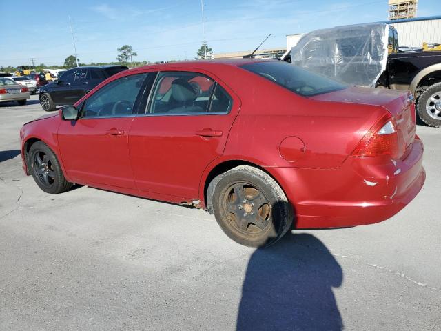 3FAHP0HA6AR248076 - 2010 FORD FUSION SE RED photo 2