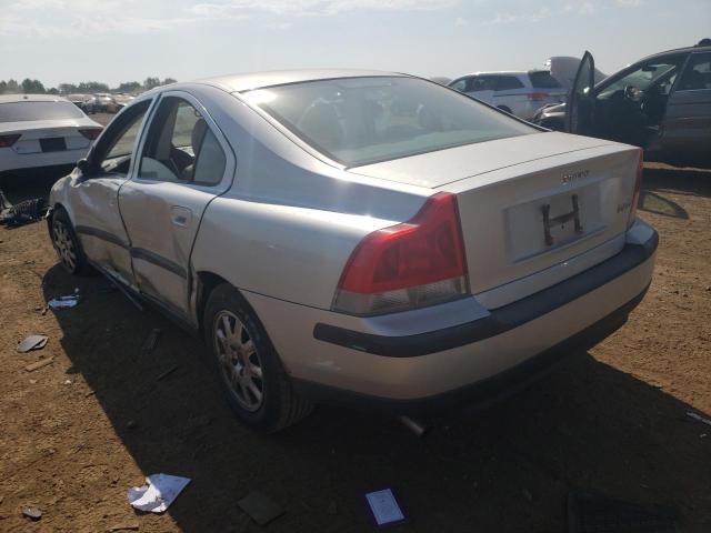 YV1RS61R412049929 - 2001 VOLVO S60 SILVER photo 2