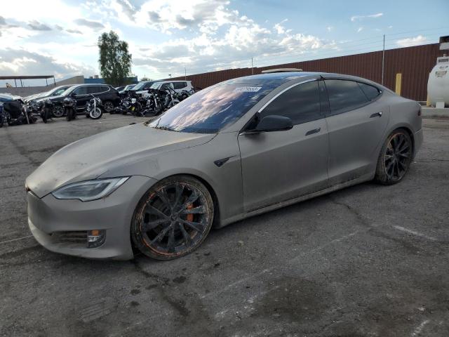 5YJSA1E22JF294932 - 2018 TESLA MODEL S Մոխրագույն լուսանկար 1