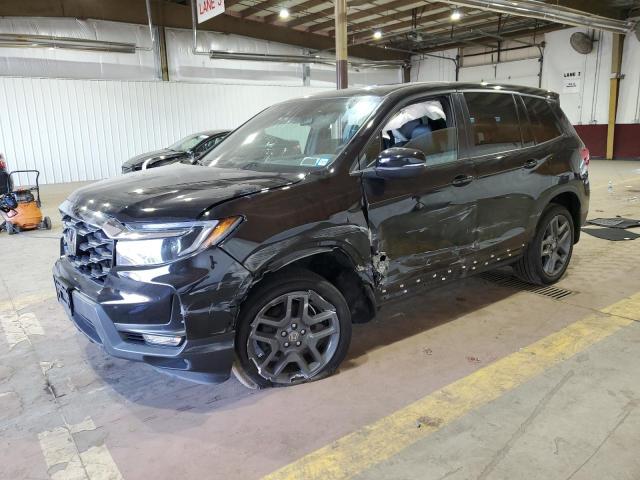 5FNYF8H53NB021935 - 2022 HONDA PASSPORT EXL BLACK photo 1