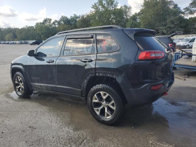 1C4PJMBB7EW317263 - 2014 JEEP CHEROKEE TRAILHAWK BLACK photo 2