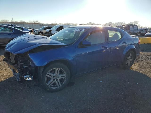 1C3CDZCB1CN178563 - 2012 DODGE AVENGER SXT BLUE photo 1