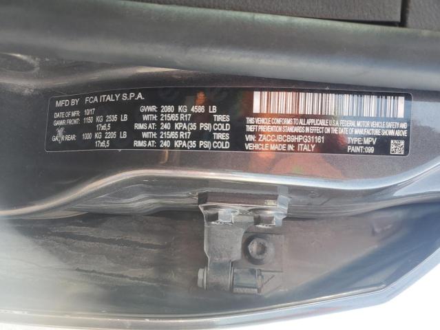 ZACCJBCB9HPG31161 - 2017 JEEP RENEGADE TRAILHAWK CHARCOAL photo 13