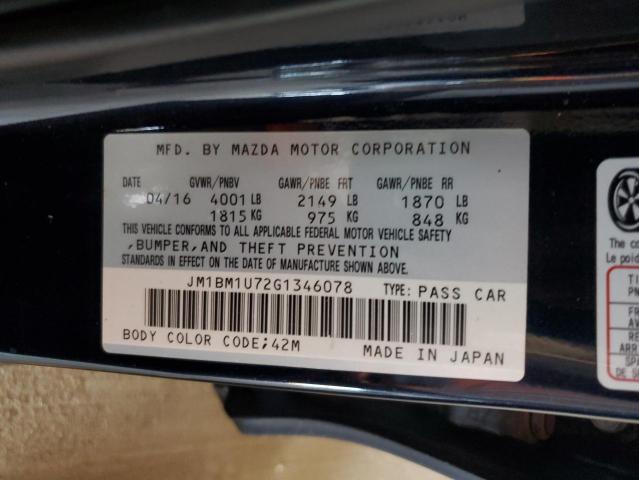 JM1BM1U72G1346078 - 2016 MAZDA 3 SPORT 蓝色 照片 12