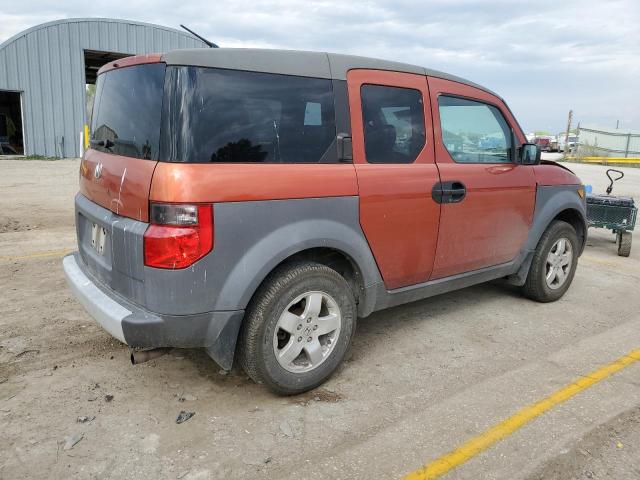 5J6YH18513L010423 - 2003 HONDA ELEMENT EX ORANGE photo 3