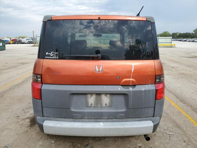 5J6YH18513L010423 - 2003 HONDA ELEMENT EX ORANGE photo 6