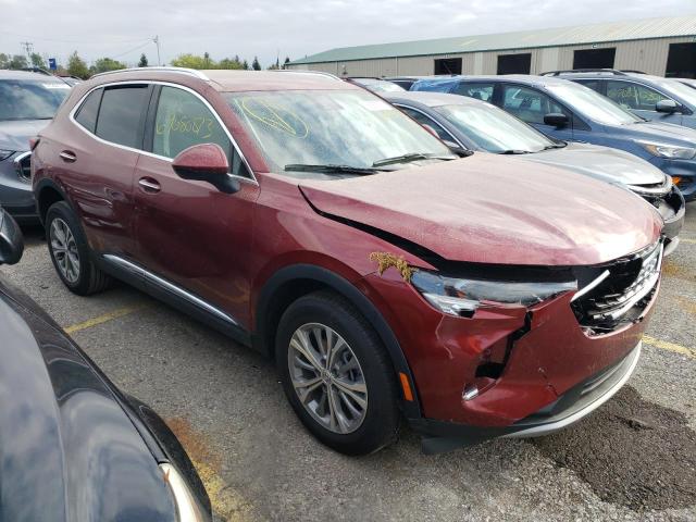 LRBAZLR49ND162435 - 2022 BUICK ENVISION PREFERRED RED photo 4