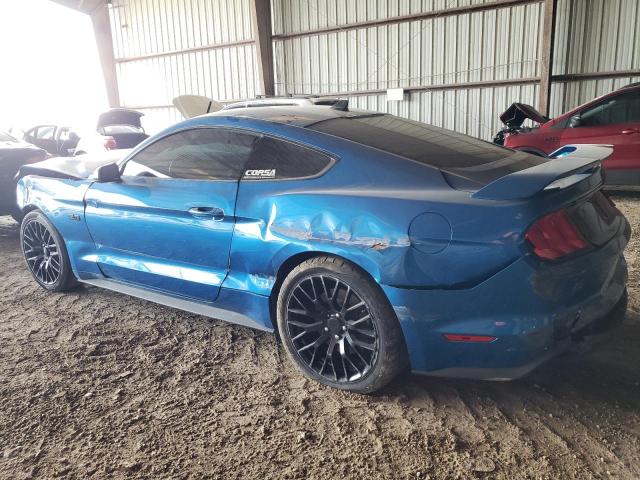 1FA6P8CF6M5133526 - 2021 FORD MUSTANG GT BLUE photo 2