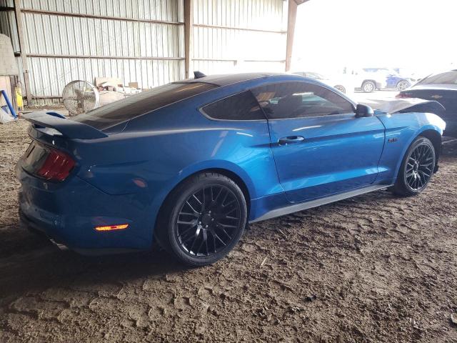 1FA6P8CF6M5133526 - 2021 FORD MUSTANG GT BLUE photo 3