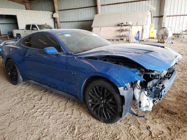 1FA6P8CF6M5133526 - 2021 FORD MUSTANG GT BLUE photo 4