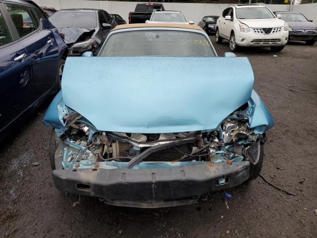 JM1NB353510215458 - 2001 MAZDA MX-5 MIATA BASE BLUE photo 5