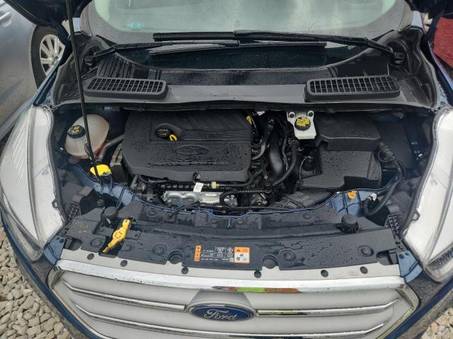 1FMCU9GD6JUB80380 - 2018 FORD ESCAPE SE Bleu photo 12