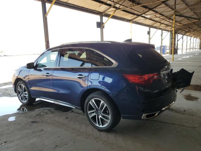 5FRYD3H80HB009019 - 2017 ACURA MDX ADVANCE BLUE photo 2