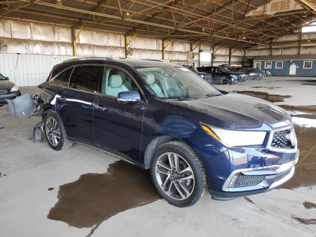 5FRYD3H80HB009019 - 2017 ACURA MDX ADVANCE BLUE photo 4