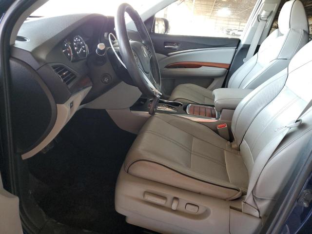 5FRYD3H80HB009019 - 2017 ACURA MDX ADVANCE BLUE photo 7