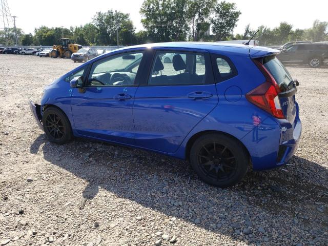 3HGGK5G87FM737365 - 2015 HONDA FIT EX BLUE photo 2