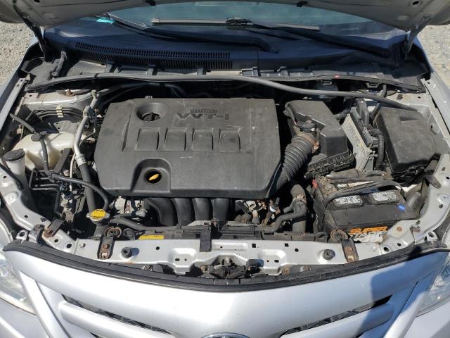 JTDBU4EE6B9139007 - 2011 TOYOTA COROLLA BASE Արծաթագույն լուսանկար 11