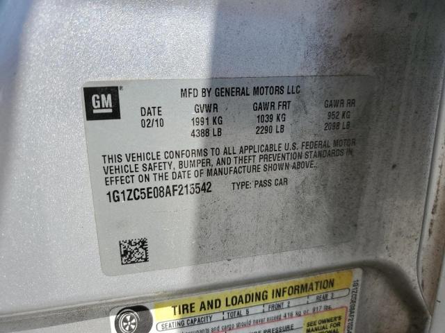 1G1ZC5E08AF215542 - 2010 CHEVROLET MALIBU 1LT SILVER photo 13