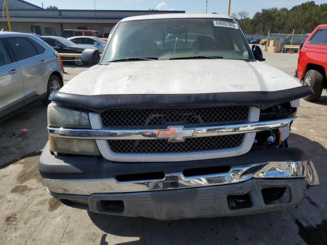 2GCEK19T631362393 - 2003 CHEVROLET SILVERADO K1500 WHITE photo 5