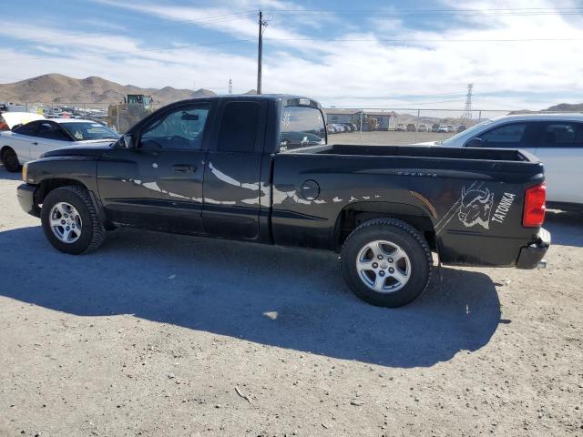 1D7HE42K96S671342 - 2006 DODGE DAKOTA SLT BLACK photo 2