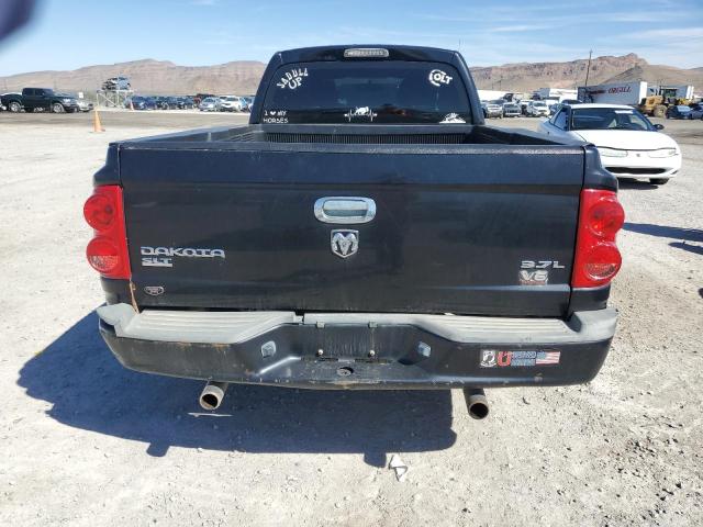 1D7HE42K96S671342 - 2006 DODGE DAKOTA SLT BLACK photo 6