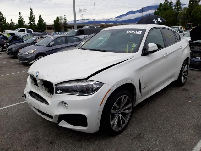 5UXKU6C50KLP60680 - 2019 BMW X6 XDRIVE50I WHITE photo 1