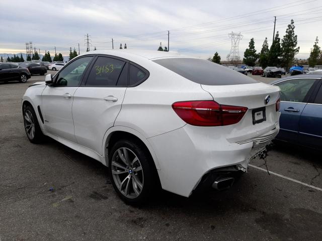 5UXKU6C50KLP60680 - 2019 BMW X6 XDRIVE50I თეთრი ფოტო 2