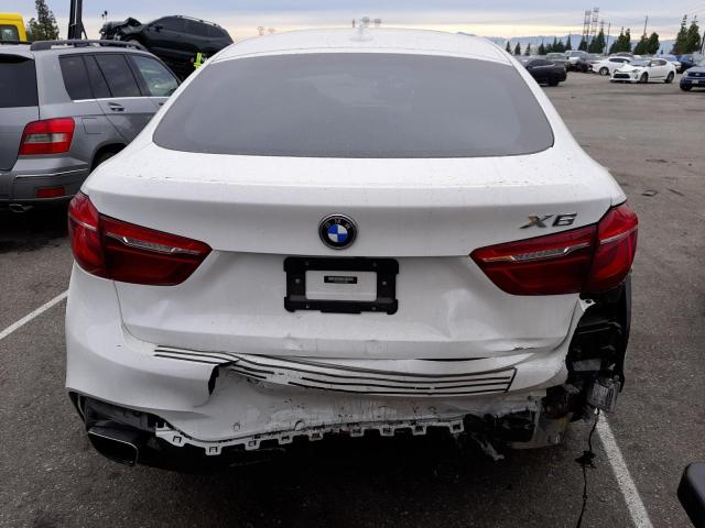 5UXKU6C50KLP60680 - 2019 BMW X6 XDRIVE50I WHITE photo 6