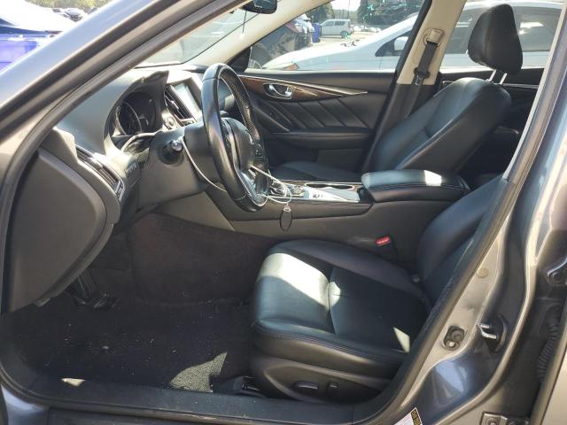 JN1EV7AP6JM360155 - 2018 INFINITI Q50 LUXE GRAY photo 7