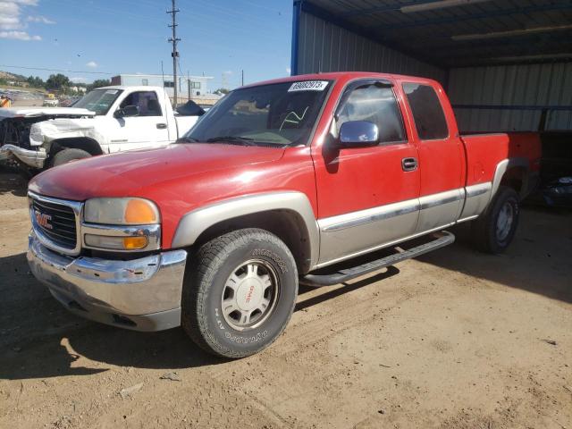 2GTEK19T911294765 - 2001 GMC NEW SIERRA K1500 RED photo 1